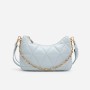 Real leather women's bag crossbody bag fashionable sheepskin armpit bag women's crescent bag